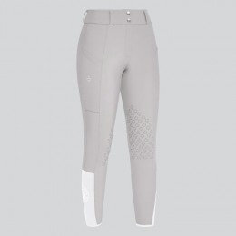 Cavalleria Toscana SS'24 CT Perforated Insert Knee Grip Breeches Woman