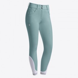Cavalleria Toscana SS25 CT Embroidery Logo Knee Grip Breeches Women
