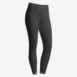 Cavalleria Toscana SS25 CT Embroidery Logo Knee Grip Breeches Women