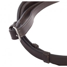 Premiera leather dressage reins with stops