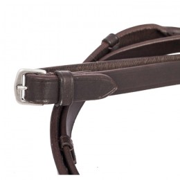 Premiera rolled dressage reins with stops