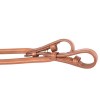 Premiera rolled dressage reins with stops