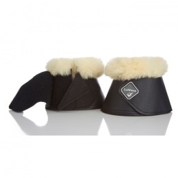 LeMieux WrapRound lambskin over reach boot white/natural