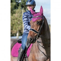 LeMieux Pro-Sport saddle pad plum suede