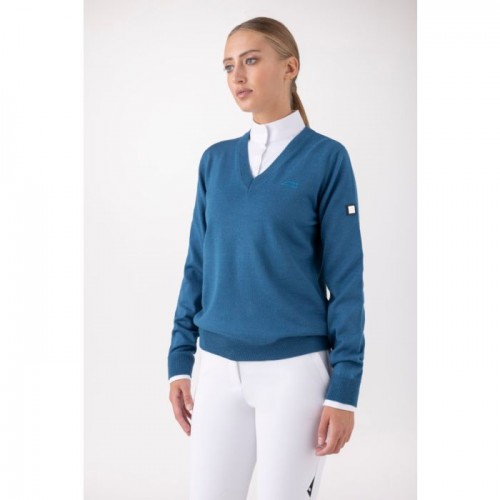 Equiline FW'24 V-Neck Pullover Egre