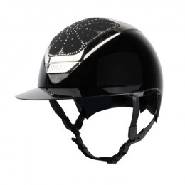 Kask Star Lady Pure Shine Chrome 2.0 Black-Silver Crystals Riviera Black Diamond Mix