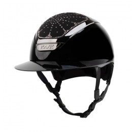 Kask Star Lady Pure Shine Chrome 2.0 Black Crystals Riviera Vintage Rose Mix