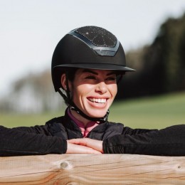 Kask Star Lady Chrome 2.0 Black Crystals Riviera Black Graphite Mix