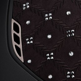 Samshield 2.0 Cap black Shadowmatt Royal Flower Swarovski