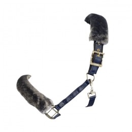 Bucas Show-Line Half-Fur Halter