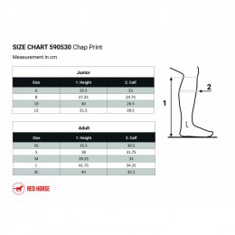 Horka Half Chaps Print