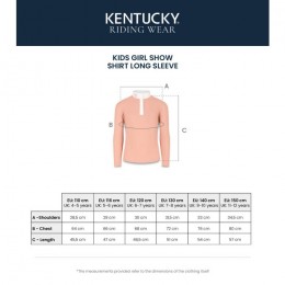 Kentucky Sammy Kids Girls Show Shirt Long Sleeve
