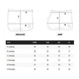 Cavalleria Toscana SS'22 CT Team Red Stripe Dressage Saddle Pad