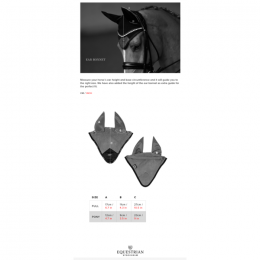 Equestrian Stockholm FW25 Teal blue earnet