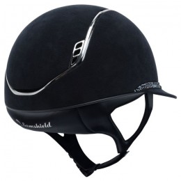 Samshield 2.0 Miss Shield Premium Blue Alcantara Top Glacier Crystal Frontalband 5 Swarovski