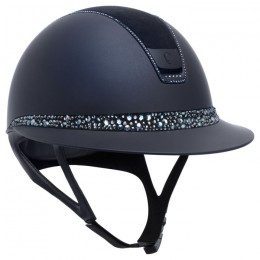 Samshield 2.0 Miss Shield Blue Alcantara Top Glacier Crystal Frontalband Matte Trim 300 Swarovski