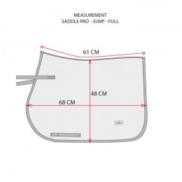 Equestrian Stockholm SS'21 Jumping saddlepad Amazonite