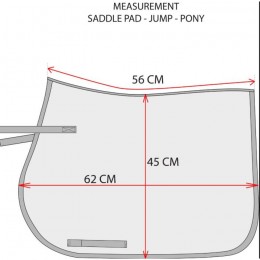 Equestrian Stockholm FW'20 Crystal Grey jumping saddlepad