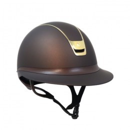 Samshield 2.0 Miss Shield Brown Shadowmatt Gouden trim Blason