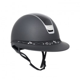 Samshield 2.0 Miss Shield Black Shadowmatt Glossy Top Flower Jewelry Frontalband Chrome Trim Blason