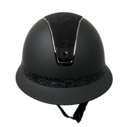 Samshield 2.0 Miss Shield Black Shadowmatt Alcantara top Ultra Fine Rock Frontalband Crystal Fabric Blason