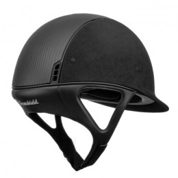 Samshield Premium black Alcantara leather top matte blason