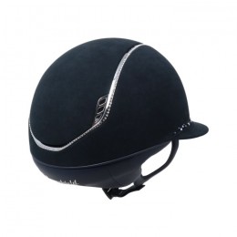 Samshield 2.0 Miss Shield Blue Alcantara Flower Jewelry Frontalband Silver 300 swarovski