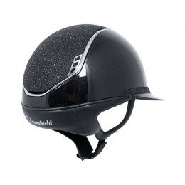 Samshield 2.0 Miss Shield Black Glossy Crystal Fabric Top Frontalband Chrome