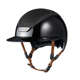 Kask Star Lady Pure Shine 2.0 Crystals Frame Black Light Brown Chinstrap