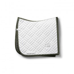 Equestrian Stockholm FW'24 Striking Valley Modern White Dressage Saddlepad