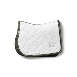 Equestrian Stockholm FW'24 Striking Valley Modern White jump saddlepad