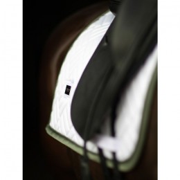 Equestrian Stockholm FW'24 Striking Valley Modern White Dressage Saddlepad