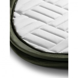 Equestrian Stockholm FW'24 Striking Valley Modern White jump saddlepad