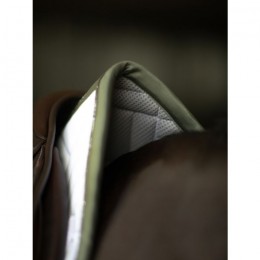 Equestrian Stockholm FW'24 Striking Valley Modern White jump saddlepad