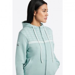 RG FW'24 Logo Stripe Hooded Cotton Sweatshirt Women