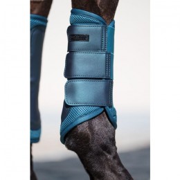 Equestrian Stockholm FW25 Teal blue Classic Mesh Brushing boots