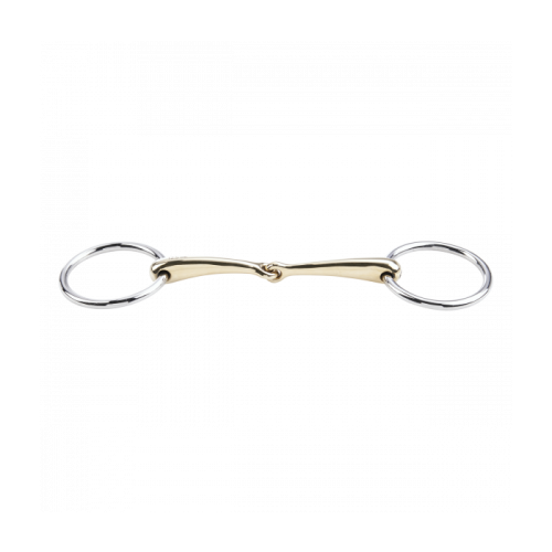 Busse Single Jointed Loose Ring Bradoon Kaugan 12 mm