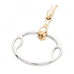 Busse Double Jointed Anatomical Soft-ring Loose Ring Snaffle Kaugan 14 mm