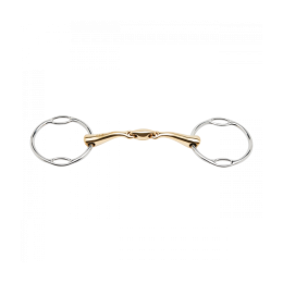 Busse Double-Jointed Anatomical Soft-Ring Loose Ring Snaffle Kaugan 16 mm