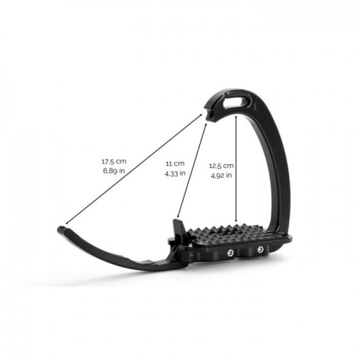 Tech Stirrups Venice Dressage Sloped