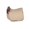 Mattes SS25 Saddelpad Walnut Woven Piping half Lined