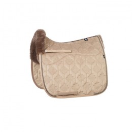 Mattes SS25 Saddelpad Walnut Woven Piping half Lined