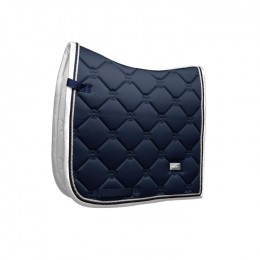 Equestrian Stockholm Dressage Pad Midnight Blue Edge