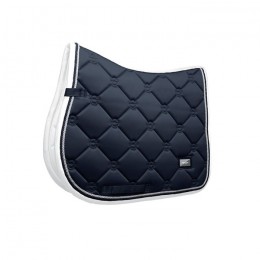 Equestrian Stockholm Jumping Saddle Pad Midnight Blue Edge