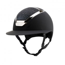 Kask Star Lady Chrome 2.0 Black-Silver Crystals Waterfence Blue Montana Mix