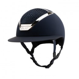 Kask Star Lady Chrome 2.0 Navy-Silver Crystals Waterfence Blue Montana Mix