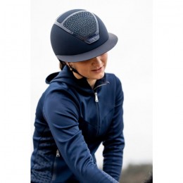 Kask Star Lady Chrome 2.0 Navy Crystals Waterfence Black Diamond Mix