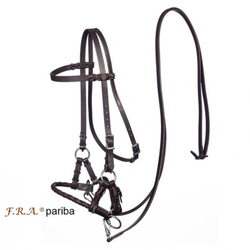 F.R.A. Bitless Sidepull bridle Pariba