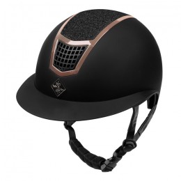 Fair Play Cap Quantinum Eclipse Wide Visor Black Rosé Gold