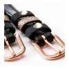 Kavalkade Spur Straps Strass Rose Gold